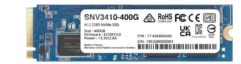 Synology SNV3410 400 GB M.2 PCI Express 3.0 NVMe [SNV3410-400G]