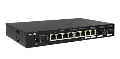 Tenda TEM2010F switch di rete Non gestito 2.5G Ethernet (100/1000/2500) Nero [TEM2010F]