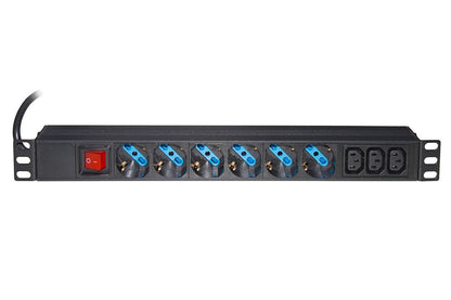 PDU 19 INGRESSO ITA 16A - 6 USCITE ITALIA 10/16A [FRA18043]