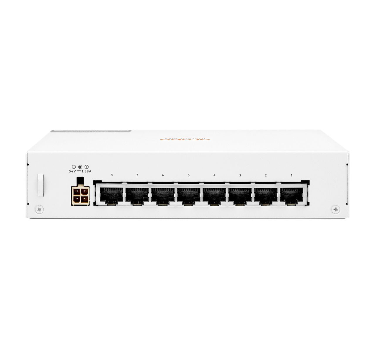 HPE Aruba Networking Aruba Instant On 1430 8G Class4 PoE 64W Non gestito L2 Gigabit Ethernet (10/100/1000) Supporto Power over Ethernet (PoE) Bianco [R8R46A#ABB]