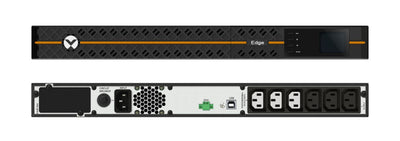 Vertiv Liebert UPS Edge - 500VA 450W, 1U, Line Interactive, AVR, montaggio Rack [EDGE-500IRM1U]