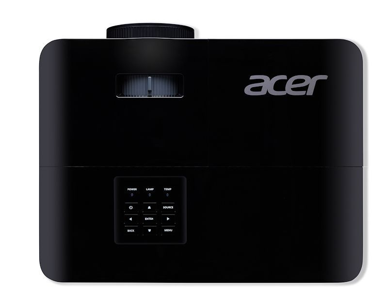 Acer X129H videoproiettore Proiettore a raggio standard 4800 ANSI lumen DLP XGA (1024x768) Compatibilità 3D Nero [MR.JTH11.00Q]