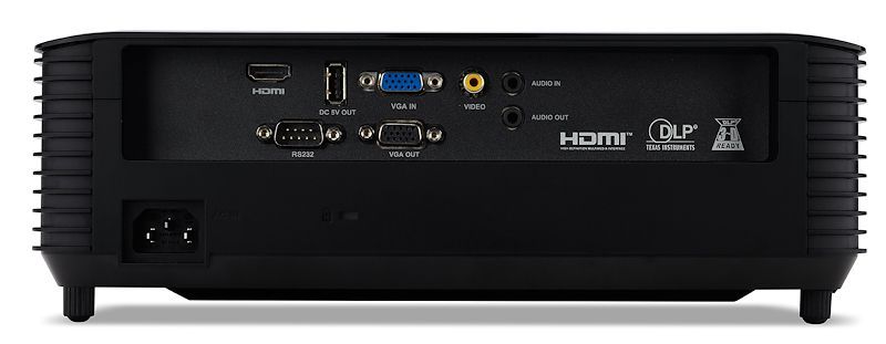 Acer X129H videoproiettore Proiettore a raggio standard 4800 ANSI lumen DLP XGA (1024x768) Compatibilità 3D Nero [MR.JTH11.00Q]