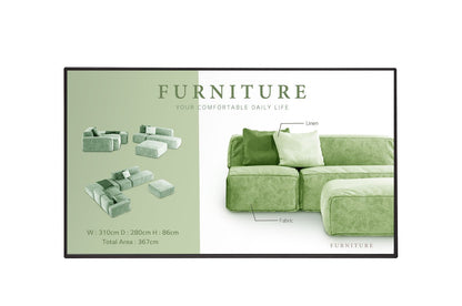 LG 65UM5N-H Pannello piatto per segnaletica digitale 165,1 cm (65") LCD Wi-Fi 500 cd/m 4K Ultra HD Nero WebOS 24/7 [65UM5N-H.AEU]