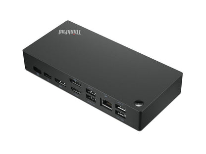 Lenovo 40AY0090IT replicatore di porte e docking station per laptop Cablato USB 3.2 Gen 1 (3.1 Gen 1) Type-C Nero [40AY0090IT]