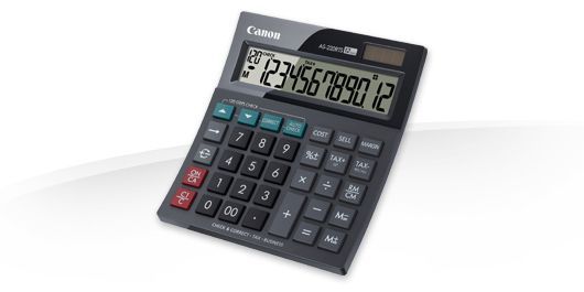 Canon AS-220RTS calcolatrice Desktop Calcolatrice con display Nero [4898B001]