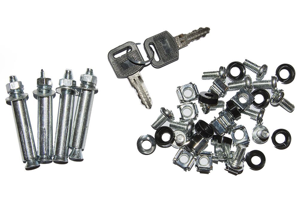 QUADRO A PARETE 19 MONTATO SERIE WALL PRO 9U [FRA18004]