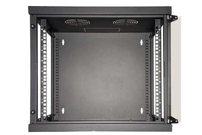 QUADRO A PARETE 19 MONTATO SERIE WALL PRO 9U [FRA18004]