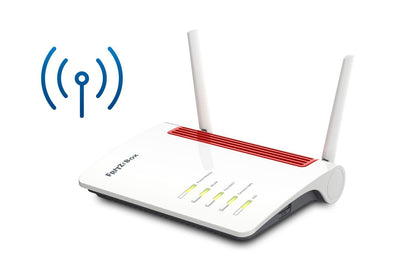 FRITZ!Box 6850 LTE router wireless Gigabit Ethernet Dual-band (2.4 GHz/5 GHz) 4G Rosso, Bianco [20002926]