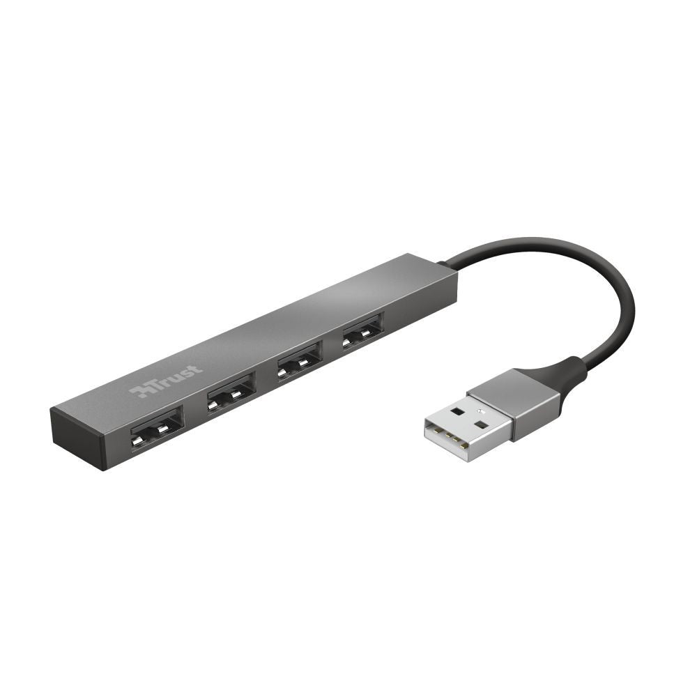 Trust Halyx Hub Mini USB a 4 porte in alluminio - [23786]