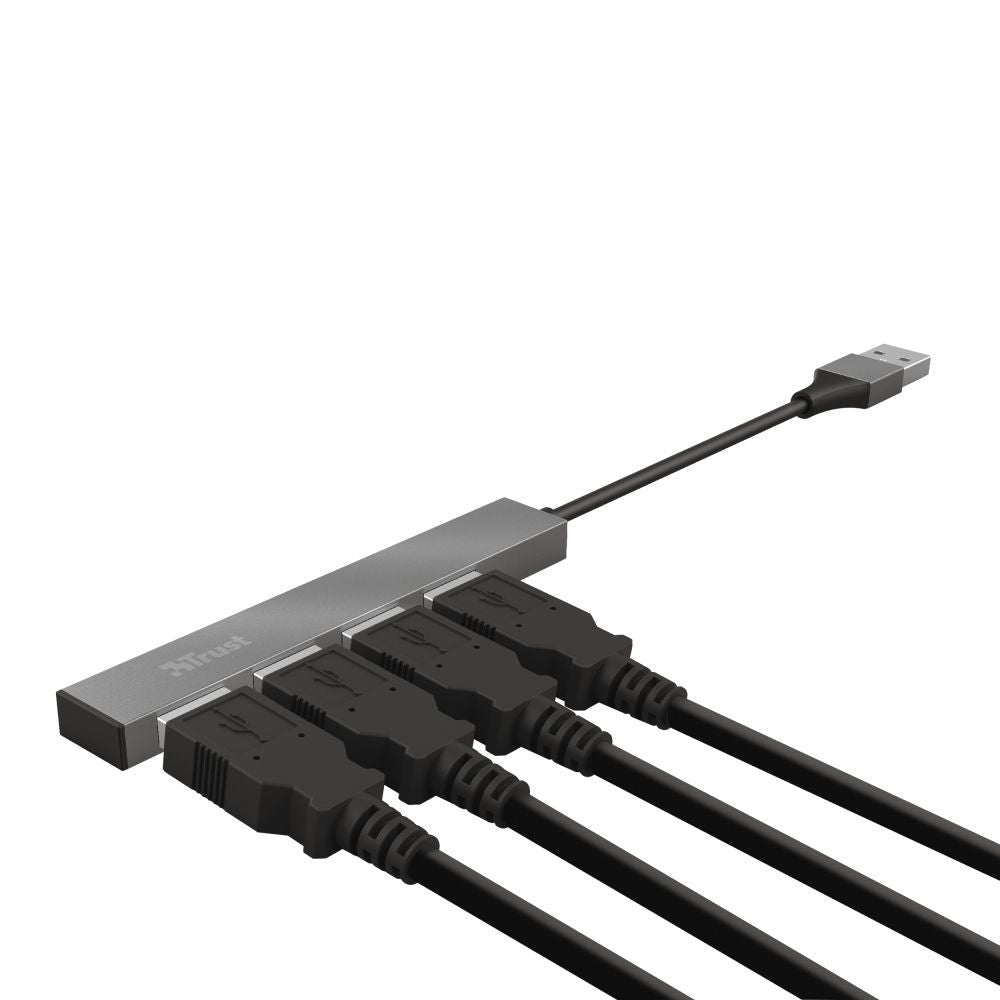 Trust Halyx Hub Mini USB a 4 porte in alluminio - [23786]