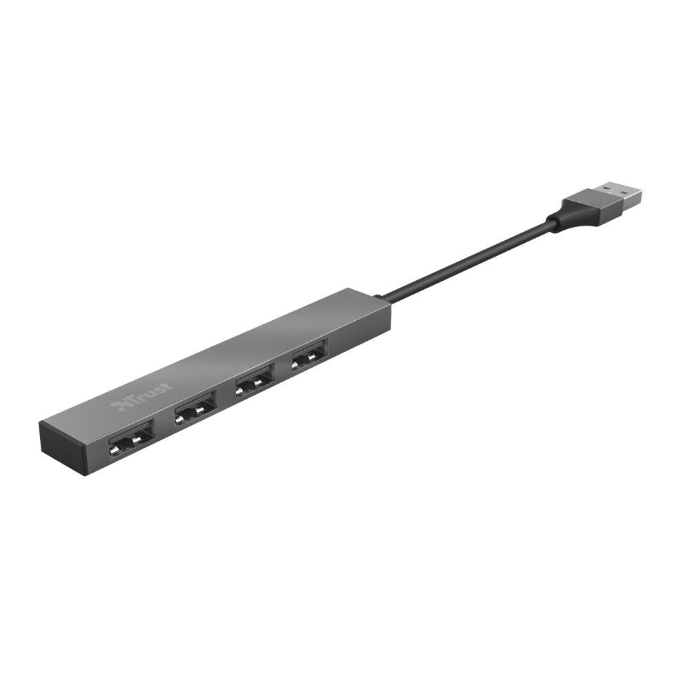 Trust Halyx Hub Mini USB a 4 porte in alluminio - [23786]