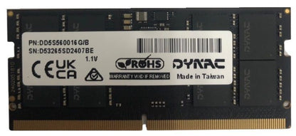 DYNAC DD5S560016G/S memoria 16 GB 1 x 16 GB DDR5 5600 MHz [DD5S560016G/S]