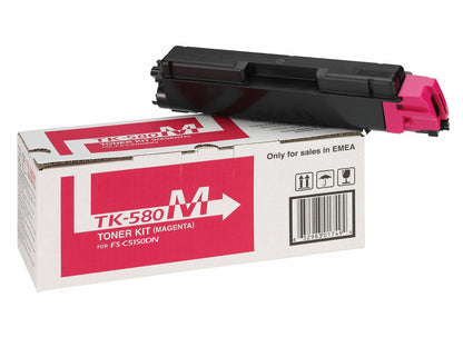 KYOCERA TK-580M cartuccia toner 1 pz Originale Magenta [1T02KTBNL0]