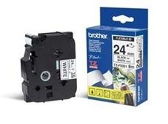 Brother TZE-FX651 nastro per etichettatrice Nero su giallo TZ [TZEFX651]