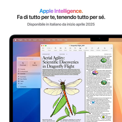 Apple MacBook Air 15'' M4 chip 10-core CPU 10-core GPU, 16GB, 256GB SSD - Mezzanotte [MW1L3T/A]