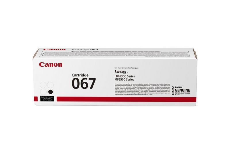 Canon 067 cartuccia toner 1 pz Originale Nero [5102C002]