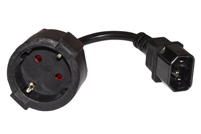 CAVO ADATTATORE ALIMENTAZIONE VDE C14 M /SCHUKO F [NK-ADSCK14]