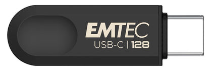 Emtec C280 unità flash USB 128 GB USB tipo-C 3.2 Gen 1 (3.1 Gen 1) Nero [ECMMD128GC283]
