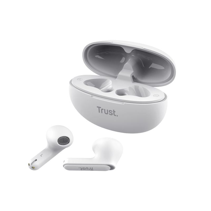 Trust Yavi Auricolare True Wireless Stereo (TWS) In-ear Musica e Chiamate USB tipo-C Bluetooth Bianco [25173]
