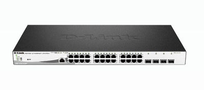 D-Link DGS-1210-28MP/E switch di rete Gestito L2 Gigabit Ethernet (10/100/1000) Supporto Power over Ethernet (PoE) 1U Nero, Grigio [DGS-1210-28MP/E]