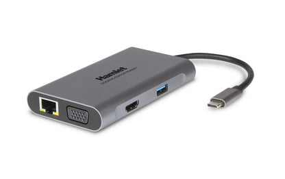 Hamlet HDKC-PD400V replicatore di porte e docking station per notebook Cablato USB 3.2 Gen 1 (3.1 Gen 1) Type-C Grigio [HDKC-PD400V]