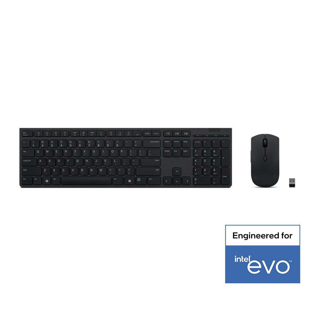 Lenovo 4X31K03951 tastiera Mouse incluso RF senza fili + Bluetooth Italiano Nero [4X31K03951]