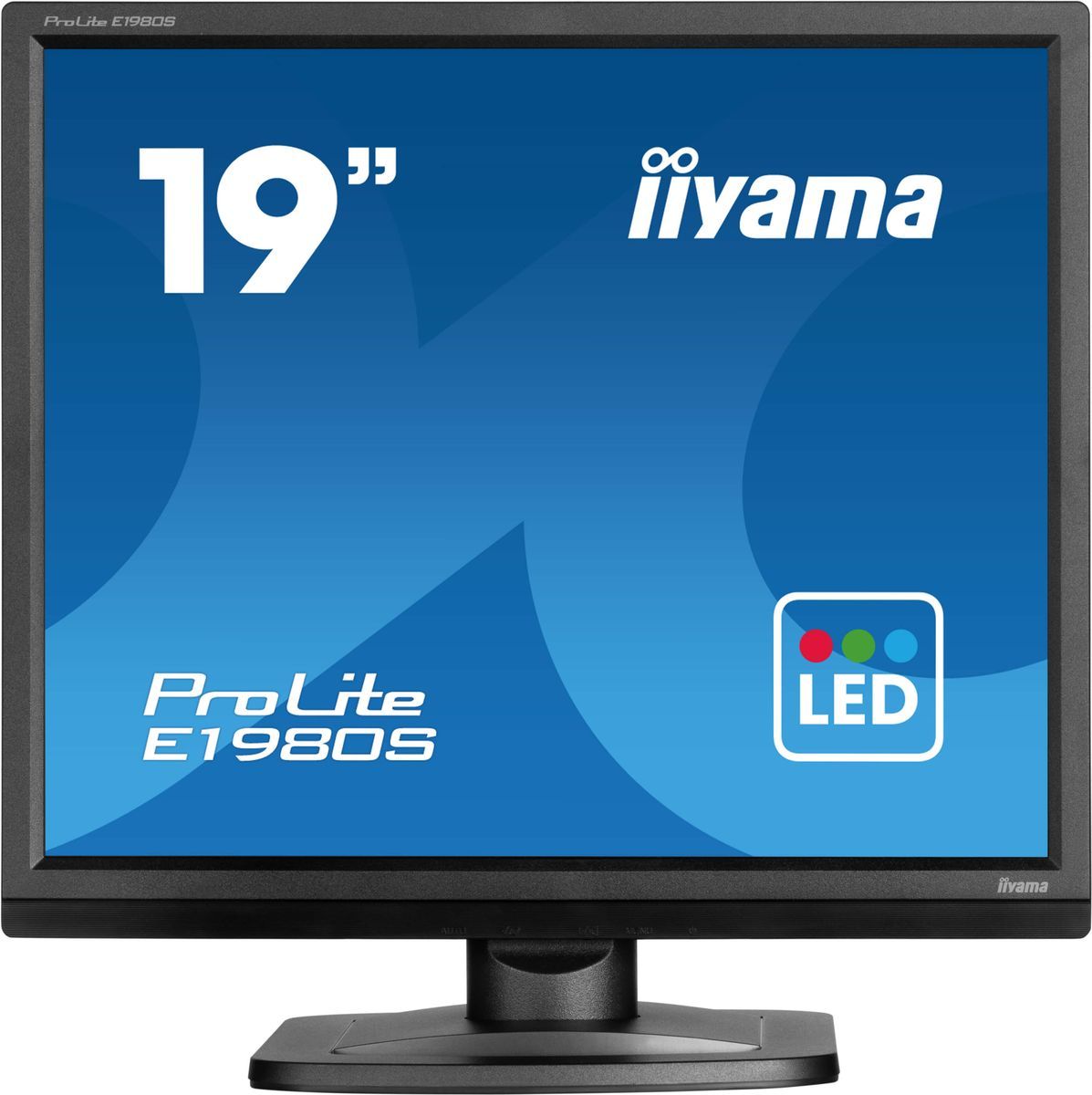 iiyama ProLite E1980S-B1 Monitor PC 48,3 cm (19") 1280 x 1024 Pixel VGA LED Nero [E1980S-B1]