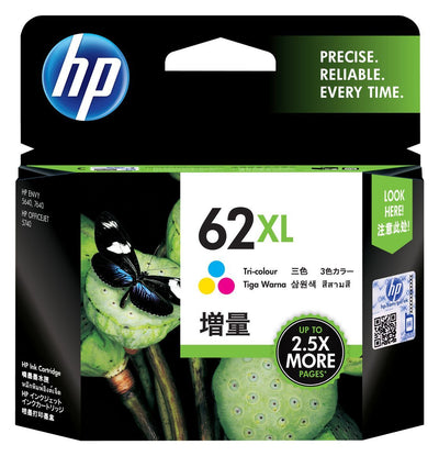HP 62XL TRI-COLOR INK CARTRIDGE [C2P07AE#UUS]