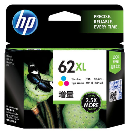 HP 62XL TRI-COLOR INK CARTRIDGE [C2P07AE#UUS]