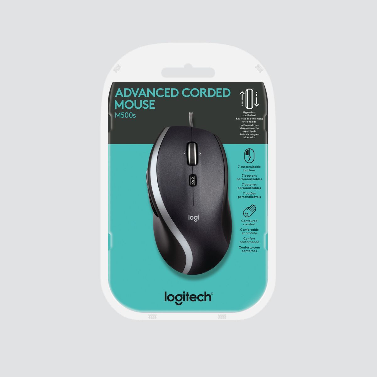 Logitech 910-005784 mouse Ufficio Mano destra USB tipo A Ottico 4000 DPI [910-005784]