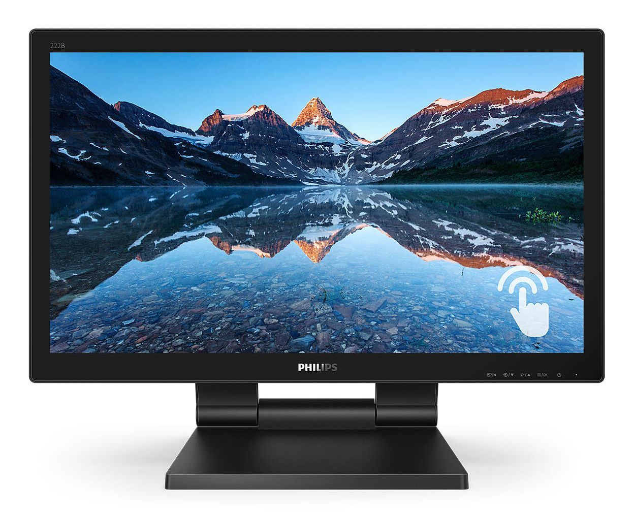 Philips B Line 222B9TA/00 Monitor PC 54,6 cm (21.5") 1920 x 1080 Pixel Full HD LCD Touch screen Da tavolo Nero [222B9TA/00]