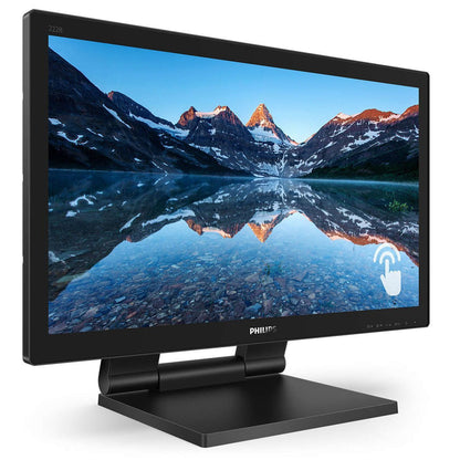 Philips B Line 222B9TA/00 LED display 54,6 cm (21.5") 1920 x 1080 Pixel Full HD LCD Touch screen Da tavolo Nero [222B9TA/00]