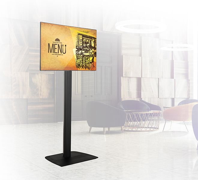 B-Tech BT8582 139,7 cm (55") Nero Pavimento [BT8582/BB]