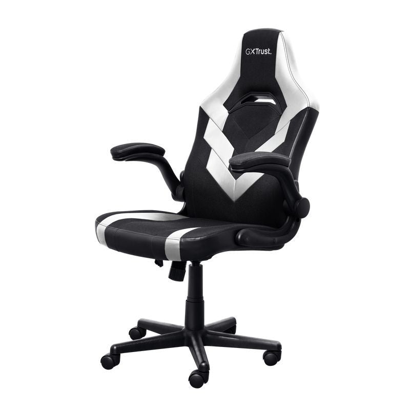Trust GXT 703W RIYE Sedia per gaming universale Nero, Bianco [25130]