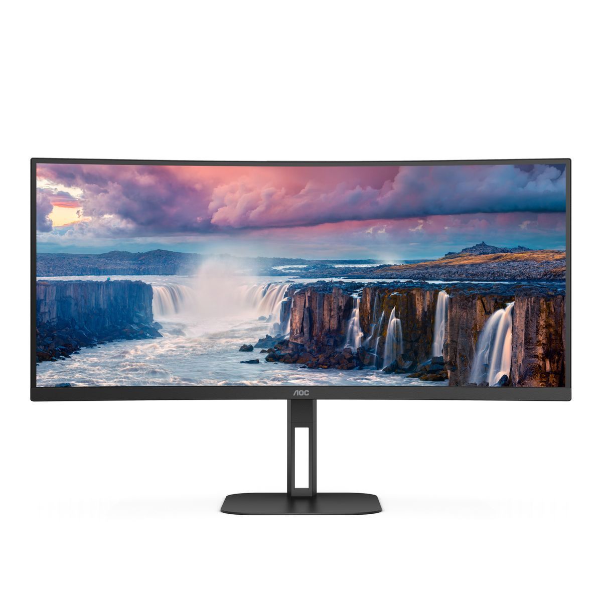 AOC V5 CU34V5C/BK LED display 86,4 cm (34") 3440 x 1440 Pixel Wide Quad HD Nero [CU34V5C/BK]