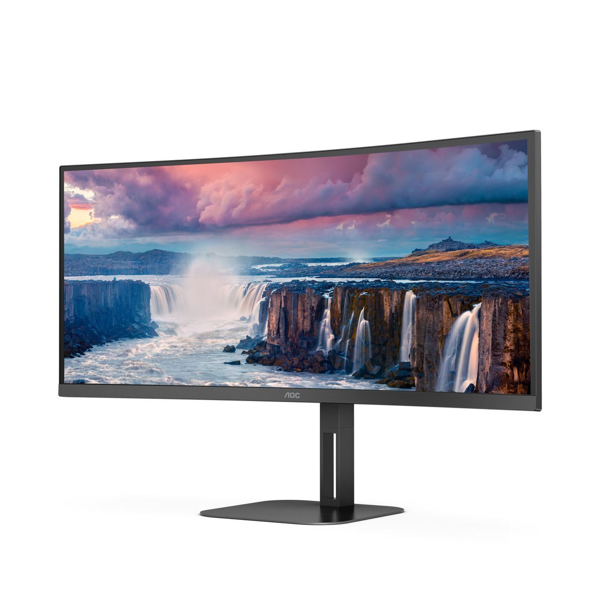 AOC V5 CU34V5C/BK LED display 86,4 cm (34") 3440 x 1440 Pixel Wide Quad HD Nero [CU34V5C/BK]