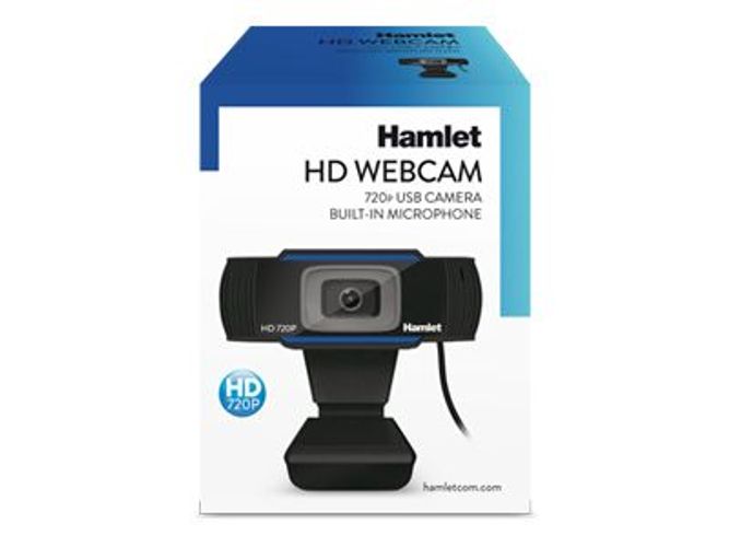 Hamlet HWCAM720 webcam 2 MP 1280 x 720 Pixel USB Nero [HWCAM720]
