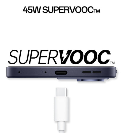 OPPO Reno13 FS 5G AI Smartphone, Tripla fotocamera 50+8+2MP, Selfie 32MP, Display 6.67 120HZ AMOLED FHD+, 5800mAh, RAM 12GB(Esp4GB/8GB/12GB)+ROM 512GB, [Versione Italia], Luminous Blue [110010234975]