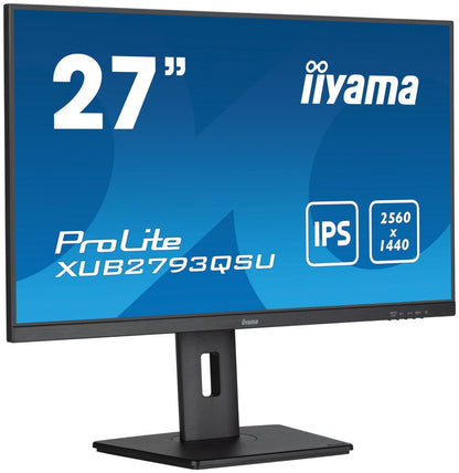 iiyama XUB2793QSU-B7 Monitor PC 68,6 cm (27") 2560 x 1140 Pixel Wide Quad HD LED Nero [XUB2793QSU-B7]