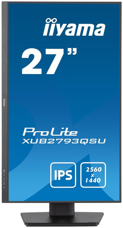 iiyama XUB2793QSU-B7 Monitor PC 68,6 cm (27") 2560 x 1140 Pixel Wide Quad HD LED Nero [XUB2793QSU-B7]