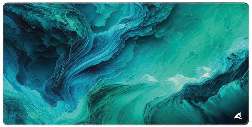 SHARKOON SKILLER SGP40 D10 MOUSEPAD TAPPETINO GAMING 1000 x 500 x 3 MM NUBE BLU/VERDE [SKILLER SGP40 D10]