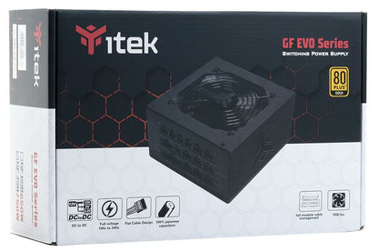 itek GF750 alimentatore per computer 750 W 24-pin ATX ATX Nero [ITPSEGF750]