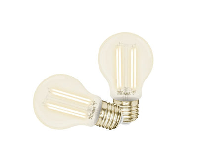 Trust 71300 soluzione di illuminazione intelligente Lampadina intelligente Wi-Fi Metallico, Trasparente [71300] - ITPartners