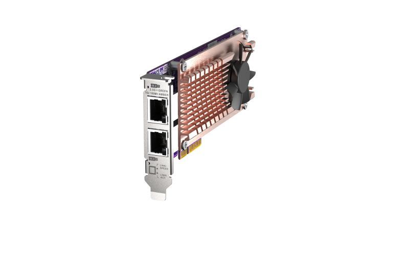 QNAP QM2-2P2G2T scheda di rete e adattatore Interno Ethernet 2500 Mbit/s [QM2-2P2G2T]