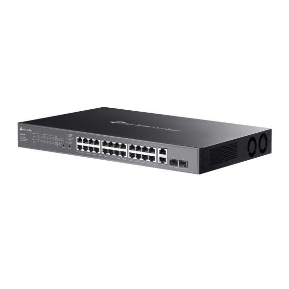 TP-Link Omada ES228GMP switch di rete Gestito L2 Gigabit Ethernet (10/100/1000) Supporto Power over Ethernet (PoE) Nero [ES228GMP]