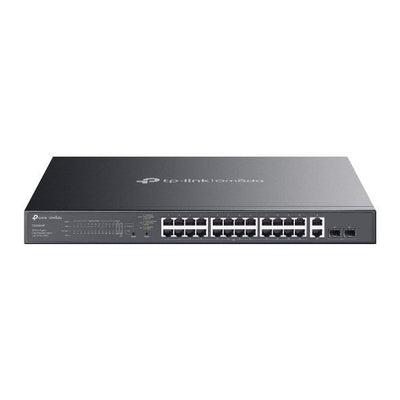 TP-Link Omada ES228GMP switch di rete Gestito L2 Gigabit Ethernet (10/100/1000) Supporto Power over Ethernet (PoE) Nero [ES228GMP]