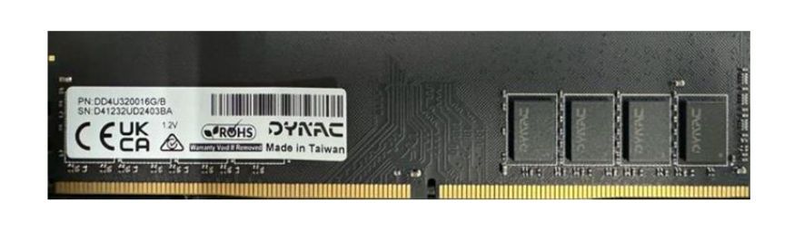 DYNAC DD4U320032G/S memoria 32 GB 1 x 32 GB DDR4 3200 MHz [DD4U320032G/S]