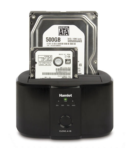 Hamlet USB 3.0 Docking Station per hard disk sata da 2,5'' o 3,5'' usb 3.0 [HXDD2535CLN]