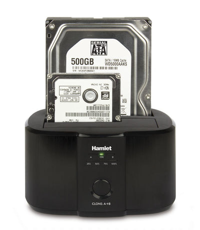 Hamlet USB 3.0 Docking Station per hard disk sata da 2,5'' o 3,5'' usb 3.0 [HXDD2535CLN]